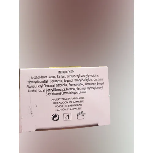 Eau de toilette