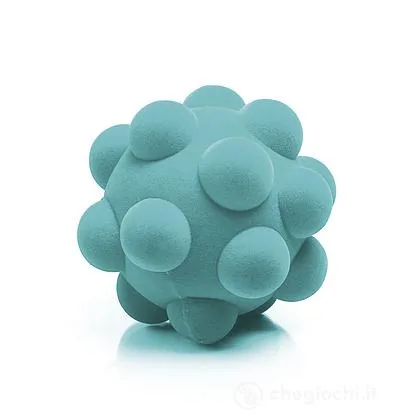 Rubbabu - balle sensorielle turquoise - ø10cm (polybag)