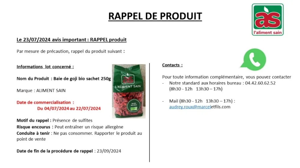 Baie de goji 250g