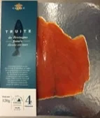 Truite élevée en mer fumée 120g