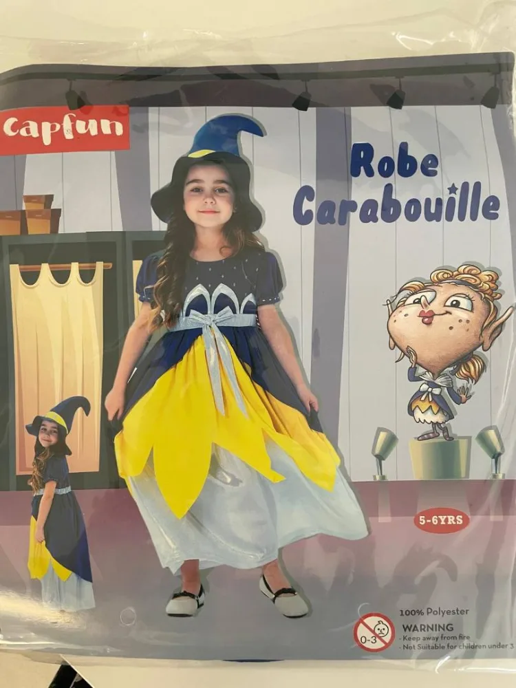 Robe carabouille bleue