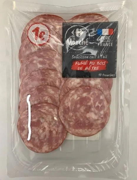 Gamme de produits de charcuterie