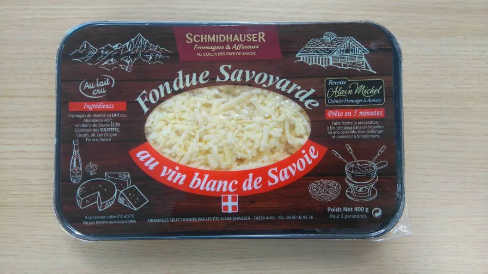 Fondue savoyarde au vin blanc