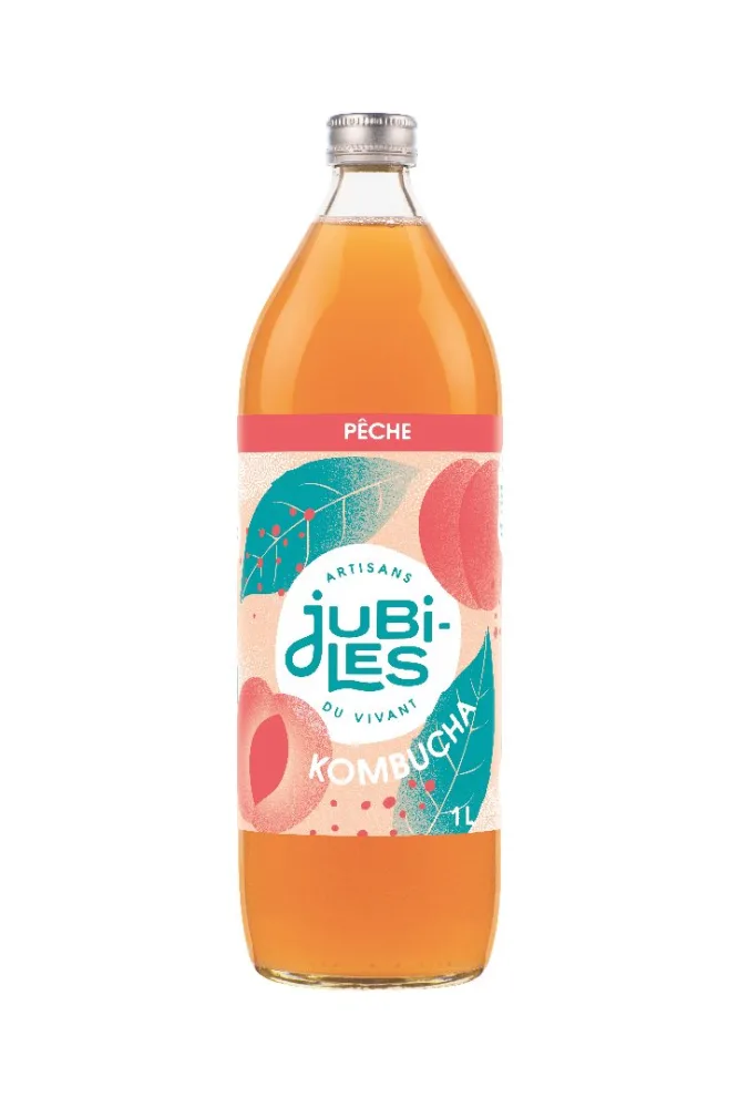Kombucha peche 1l