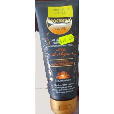 Sunscreen milk