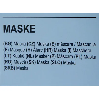 Fancy-dress face mask