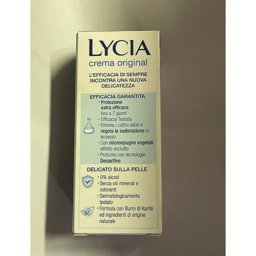 Deodorant cream
