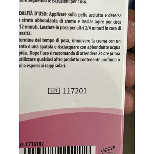 Depilatory cream