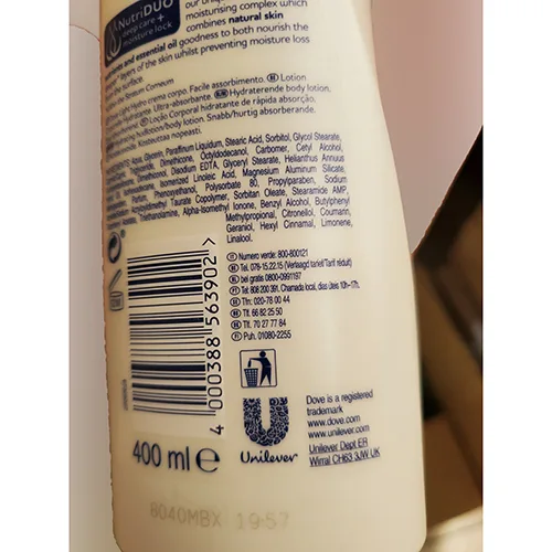 Body lotion