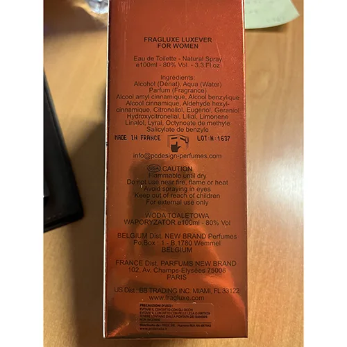 Eau de toilette