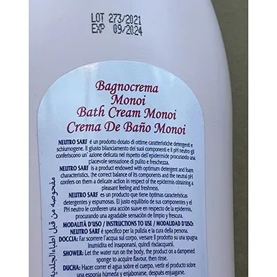 Bath cream