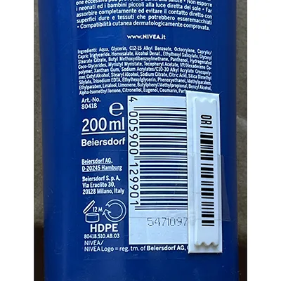 Sunscreen milk