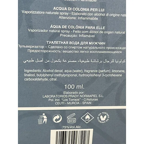 Eau de toilette