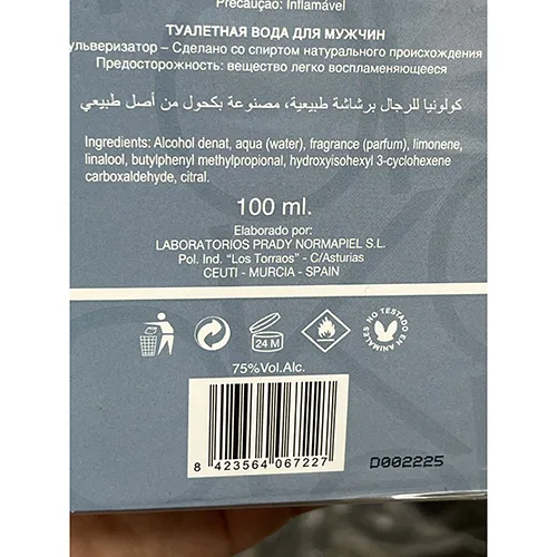 Eau de toilette