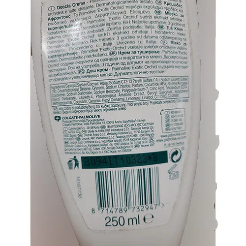 Shower cream
