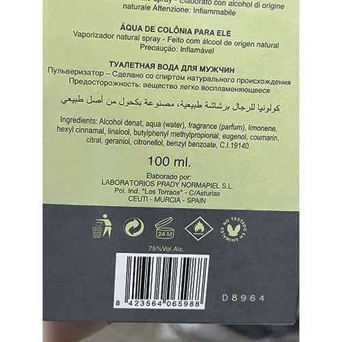 Eau de toilette