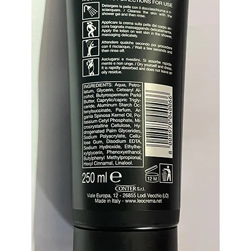 Body lotion