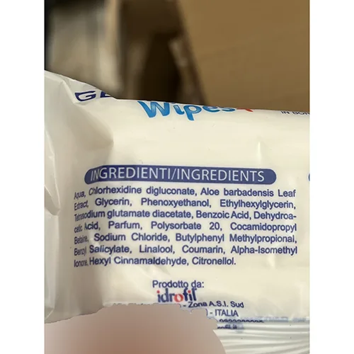 Disinfecting wipes