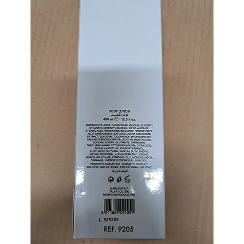 Body lotion