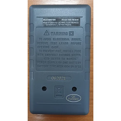 Digital multimeter
