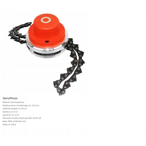 Attachment for brush cutter