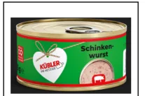 Frankenkrone Bauernpreßsack in der Dose 125 Gramm Jagdwurst in der Dose 125 Gramm Schinkenwurst in der Dose 125 Gramm