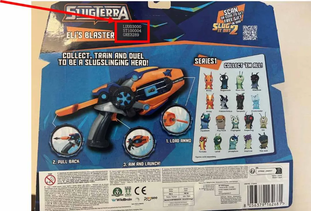 Basic blaster avec 3 projectiles