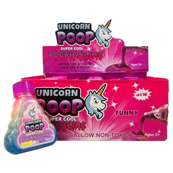 Flacon pâte slime licorne