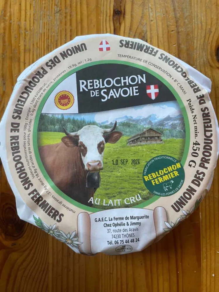 Reblochon fermier aop