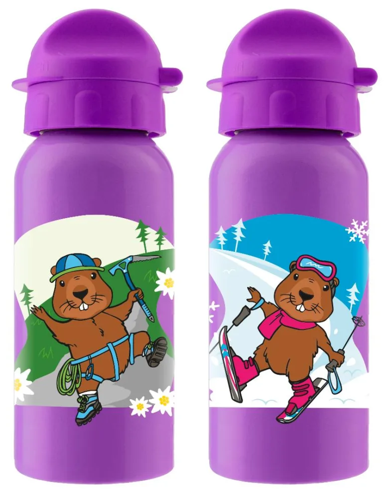 Gourde enfant marmotte