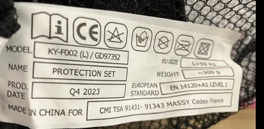 Set de protection adulte