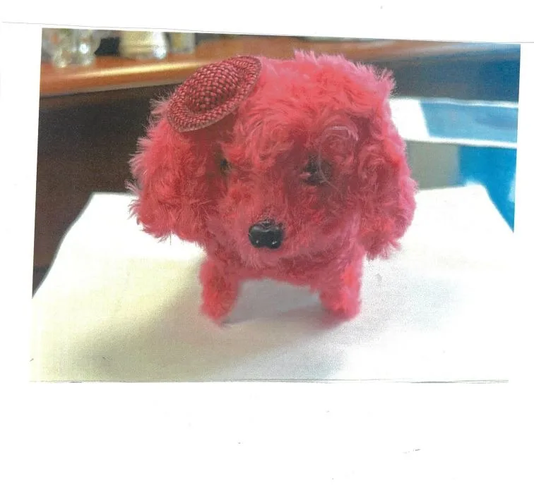Chien peluche