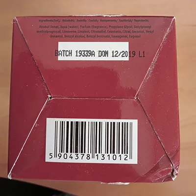 Eau de toilette