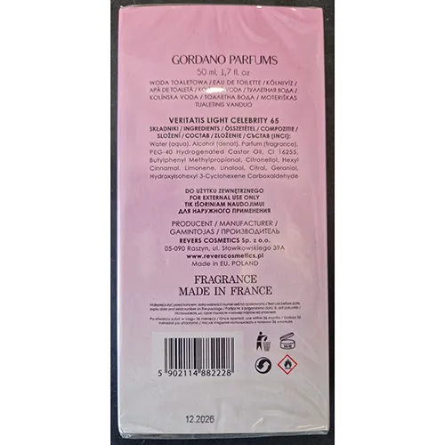 Eau de toilette