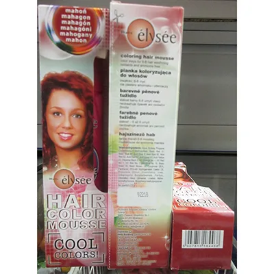 Hair colouring mousse