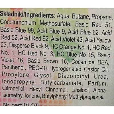 Hair colouring mousse