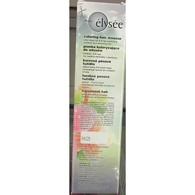 Hair colouring mousse