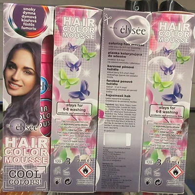 Hair colouring mousse