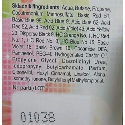 Hair colouring mousse