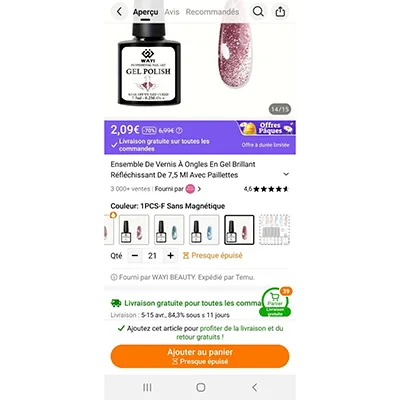 Nail polish set