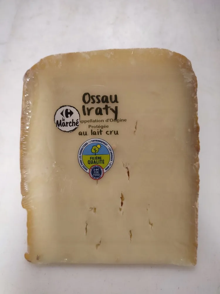 Plateau de fromages au lait cru fqc 520g et ossau iraty au lait cru fqc