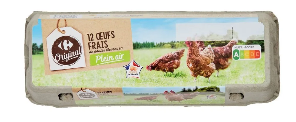 Œufs frais plein air