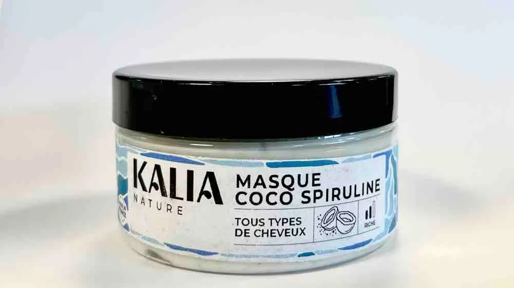 Masque coco-spiruline