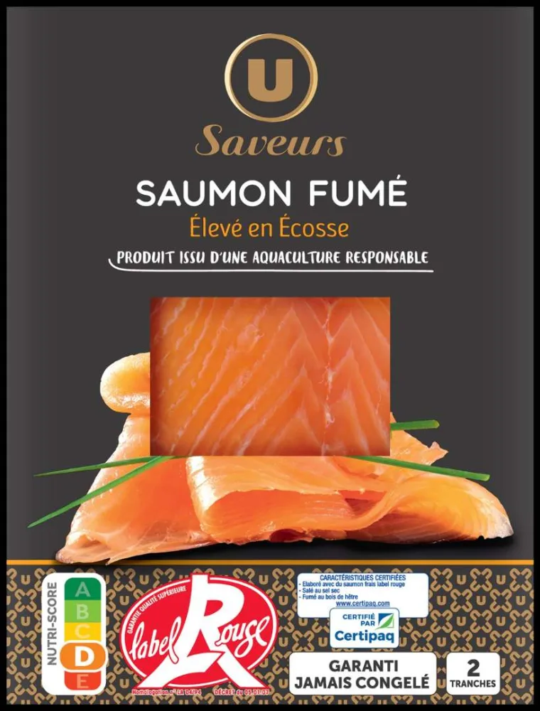 Saumon fumé atlantique ecosse u