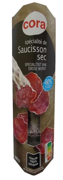 Spécialité de saucisson sec cora 200g