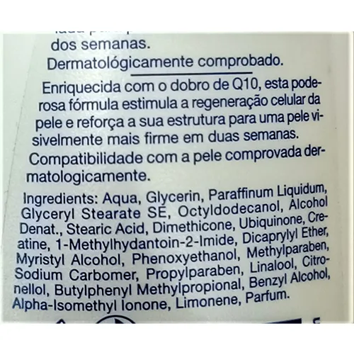 Body lotion