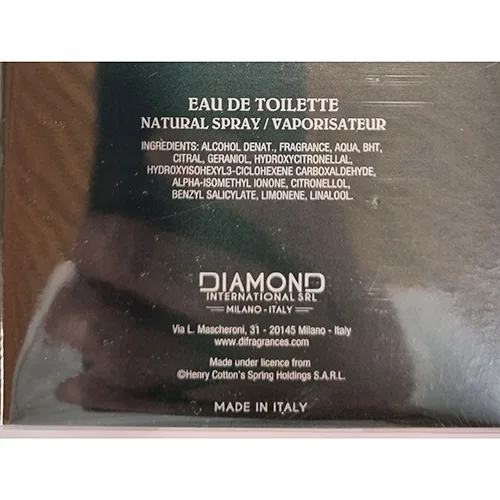 Eau de toilette