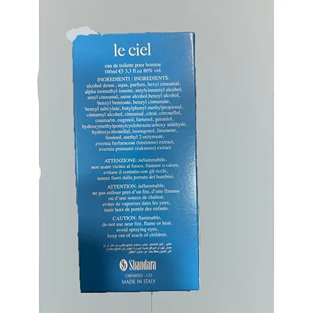 Eau de toilette