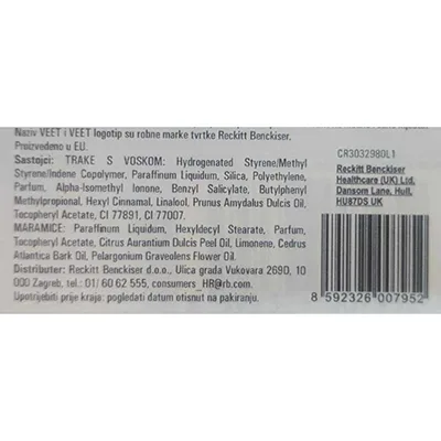 Depilatory wax strips