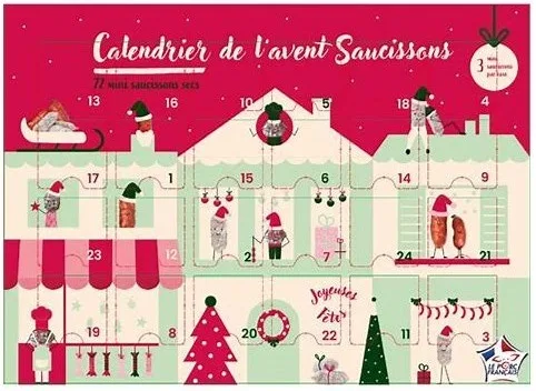 Calendrier de l avent saucisson